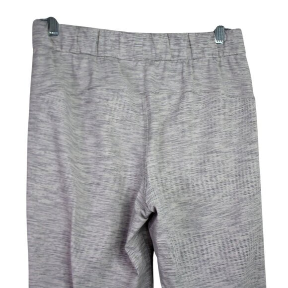 Lululemon On the fly Grey/White Stripe Joggers - Picture 5 of 11